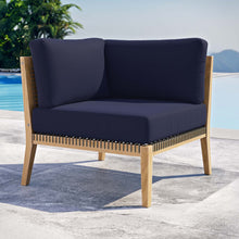Load image into Gallery viewer, Clearwater Outdoor Patio Teak Wood Corner Chair by Modway