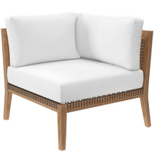 Load image into Gallery viewer, Clearwater Outdoor Patio Teak Wood Corner Chair by Modway