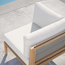 Load image into Gallery viewer, Clearwater Outdoor Patio Teak Wood Corner Chair by Modway