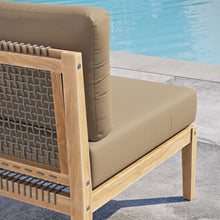 Load image into Gallery viewer, Clearwater Outdoor Patio Teak Wood Armless Chair by Modway