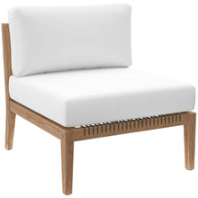 Load image into Gallery viewer, Clearwater Outdoor Patio Teak Wood Armless Chair by Modway