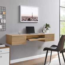 Load image into Gallery viewer, Render Wall Mount Wood Office Desk by Modway