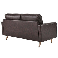 Load image into Gallery viewer, Valour Leather Loveseat by Modway