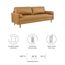 Load image into Gallery viewer, Valour 88" Leather Sofa by Modway