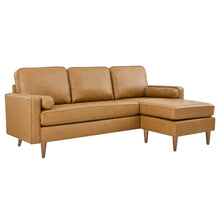 Load image into Gallery viewer, Valour 78" Leather Apartment Sectional Sofa by Modway