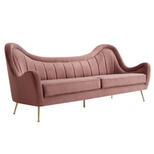 Load image into Gallery viewer, Cheshire Channel Tufted Performance Velvet Sofa by Modway