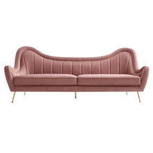 Load image into Gallery viewer, Cheshire Channel Tufted Performance Velvet Sofa by Modway