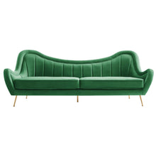 Load image into Gallery viewer, Cheshire Channel Tufted Performance Velvet Sofa by Modway