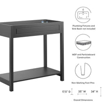Load image into Gallery viewer, Altura 36" Bathroom Vanity Cabinet (Sink Basin Not Included) by Modway