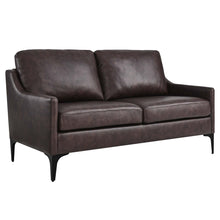 Load image into Gallery viewer, Corland Leather Loveseat by Modway