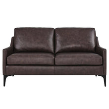 Load image into Gallery viewer, Corland Leather Loveseat by Modway