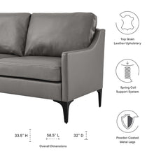 Load image into Gallery viewer, Corland Leather Loveseat by Modway