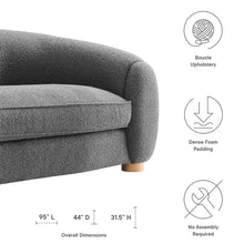 Load image into Gallery viewer, Abundant Boucle Upholstered Fabric Sofa by Modway