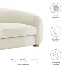 Load image into Gallery viewer, Abundant Boucle Upholstered Fabric Sofa by Modway