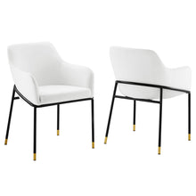 Load image into Gallery viewer, Jovi Performance Velvet Dining Armchair Set of 2 by Modway