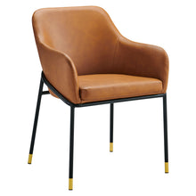 Load image into Gallery viewer, Jovi Vegan Leather Dining Chair Set of 2 by Modway