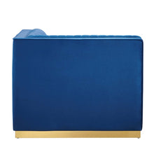 Load image into Gallery viewer, Sanguine Channel Tufted Performance Velvet Modular Sectional Sofa Right Corner Chair by Modway