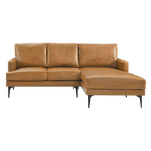 Load image into Gallery viewer, Evermore Right-Facing Vegan Leather Sectional Sofa by Modway