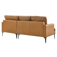Load image into Gallery viewer, Evermore Right-Facing Vegan Leather Sectional Sofa by Modway