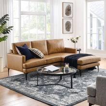 Load image into Gallery viewer, Evermore Right-Facing Vegan Leather Sectional Sofa by Modway