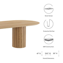 Load image into Gallery viewer, Senja 95" Oval Dining Table by Modway
