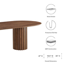 Load image into Gallery viewer, Senja 95" Oval Dining Table by Modway