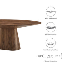 Load image into Gallery viewer, Provision 75" Oval Dining Table by Modway