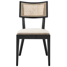 Load image into Gallery viewer, Caledonia Fabric Upholstered Wood Dining Chair Set of 2 by Modway