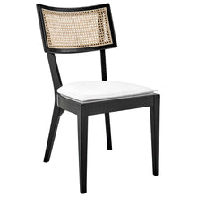 Load image into Gallery viewer, Caledonia Fabric Upholstered Wood Dining Chair Set of 2 by Modway