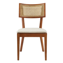 Load image into Gallery viewer, Caledonia Fabric Upholstered Wood Dining Chair Set of 2 by Modway