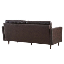 Load image into Gallery viewer, Exalt Tufted Leather Sofa by Modway