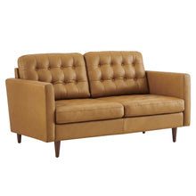 Load image into Gallery viewer, Exalt Tufted Leather Loveseat by Modway