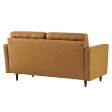 Load image into Gallery viewer, Exalt Tufted Leather Loveseat by Modway