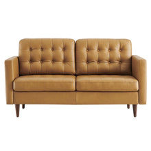 Load image into Gallery viewer, Exalt Tufted Leather Loveseat by Modway