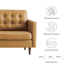 Load image into Gallery viewer, Exalt Tufted Leather Loveseat by Modway