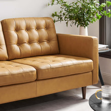 Load image into Gallery viewer, Exalt Tufted Leather Loveseat by Modway