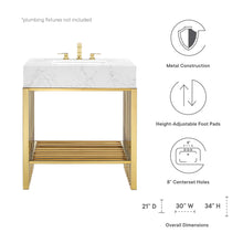 Load image into Gallery viewer, Gridiron 30" Bathroom Vanity by Modway