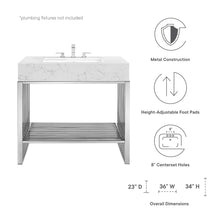 Load image into Gallery viewer, Gridiron 36" Bathroom Vanity by Modway