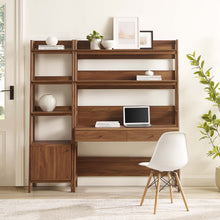 Load image into Gallery viewer, Bixby 2-Piece Wood Office Desk and Bookshelf by Modway