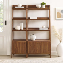 Load image into Gallery viewer, Bixby Wood Bookshelves Set of 2 by Modway