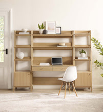 Load image into Gallery viewer, Bixby 3-Piece Wood Office Desk and Bookshelf by Modway
