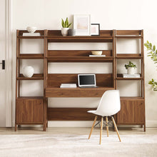 Load image into Gallery viewer, Bixby 3-Piece Wood Office Desk and Bookshelf by Modway