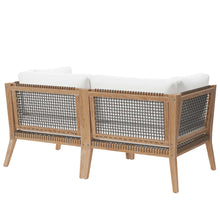 Load image into Gallery viewer, Clearwater Outdoor Patio Teak Wood Loveseat by Modway