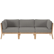 Load image into Gallery viewer, Clearwater Outdoor Patio Teak Wood Sofa by Modway