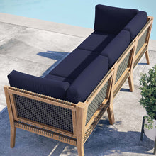 Load image into Gallery viewer, Clearwater Outdoor Patio Teak Wood Sofa by Modway