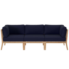 Load image into Gallery viewer, Clearwater Outdoor Patio Teak Wood Sofa by Modway