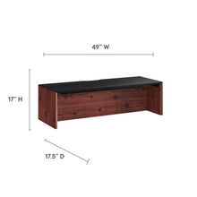 Load image into Gallery viewer, Kinetic 49" Wall-Mount Office Desk by Modway