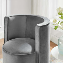 Load image into Gallery viewer, Della Performance Velvet Fabric Swivel Chair by Modway