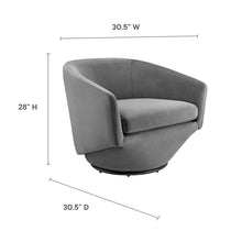 Load image into Gallery viewer, Series Performance Velvet Fabric Swivel Chair by Modway