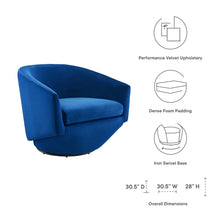 Load image into Gallery viewer, Series Performance Velvet Fabric Swivel Chair by Modway